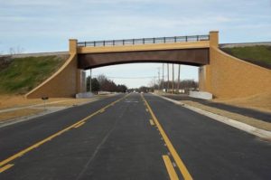 bridge over road